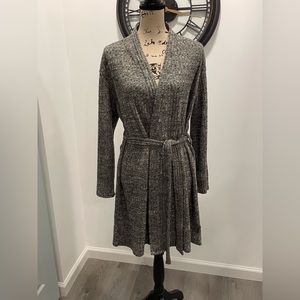 Venus open front belted cardigan